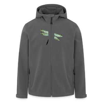 Libelle - Recycelte Männer Softshell-Jacke von Stanley/Stella - Schwarz - Vorne - AI Model Male 185 light (185cm)