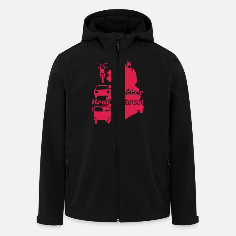 Bester Kraftfahrer Ostdeutschland - Recycelte Männer Softshell-Jacke von Stanley/Stella - Schwarz