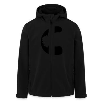 c corse map - Veste softshell homme en polyester recyclé Stanley/Stella - noir - Devant - AI Model Male 185 light (185cm)