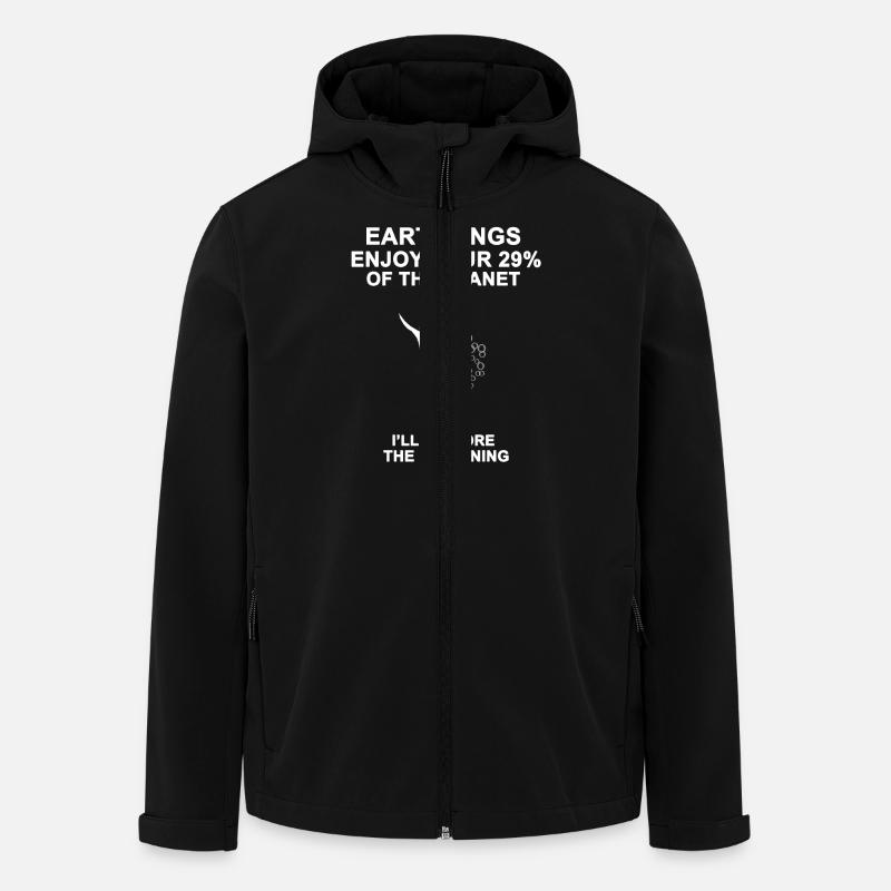 Tauchen und Tauchen - Recycelte Männer Softshell-Jacke von Stanley/Stella - Schwarz