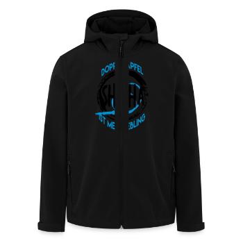 Doppel-Apfel Shisha ist mein Liebling! - Recycelte Männer Softshell-Jacke von Stanley/Stella - Schwarz - Vorne - AI Model Male 185 light (185cm)