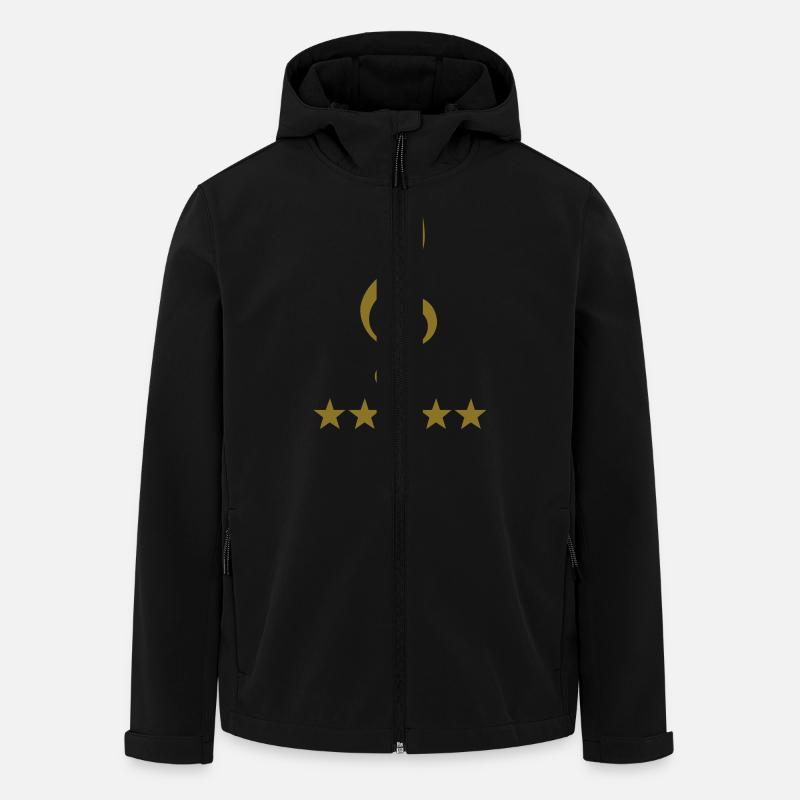 clef deluxe - Recycelte Männer Softshell-Jacke von Stanley/Stella - Schwarz