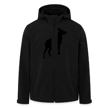 Steinbock - Recycelte Männer Softshell-Jacke von Stanley/Stella - Schwarz - Vorne - AI Model Male 185 light (185cm)