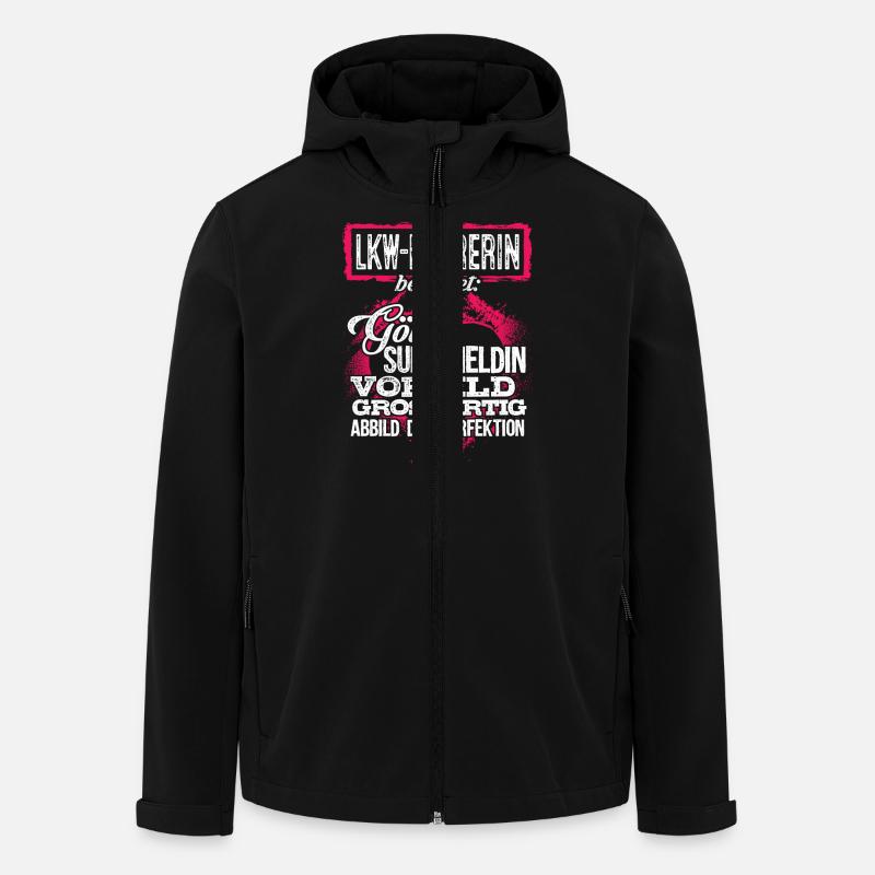 LKW-FAHRERIN - Duden - Recycelte Männer Softshell-Jacke von Stanley/Stella - Schwarz