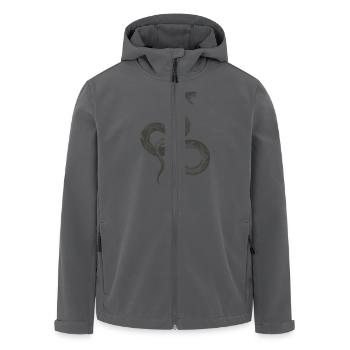 Schlange / Snake - Recycelte Männer Softshell-Jacke von Stanley/Stella - Schwarz - Vorne - AI Model Male 185 light (185cm)