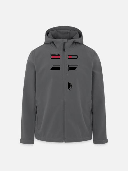 loading shot - Recycelte Männer Softshell-Jacke von Stanley/Stella - Schwarz