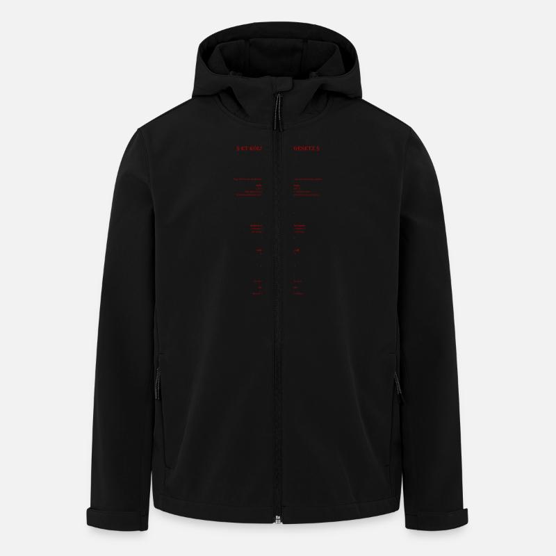 Et Kölsche Grundgesetz - Et Kölsche Grundgesetz - Recycelte Männer Softshell-Jacke von Stanley/Stella - Schwarz
