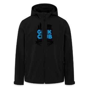 Geek Club - Veste softshell homme en polyester recyclé Stanley/Stella - noir - Devant - AI Model Male 185 light (185cm)
