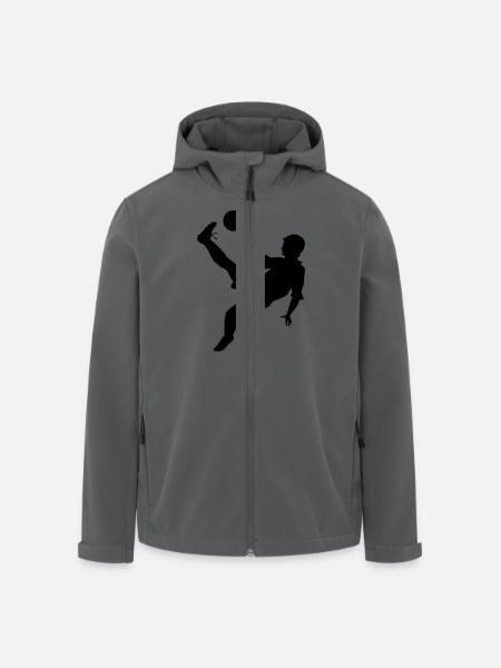 Fallrueckzieher - Recycelte Männer Softshell-Jacke von Stanley/Stella - Schwarz