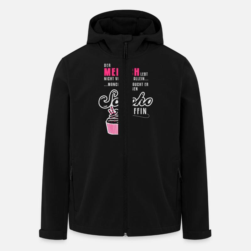 Schokolade - Muffin - Cupcake - sweet - 2C - Recycelte Männer Softshell-Jacke von Stanley/Stella - Schwarz