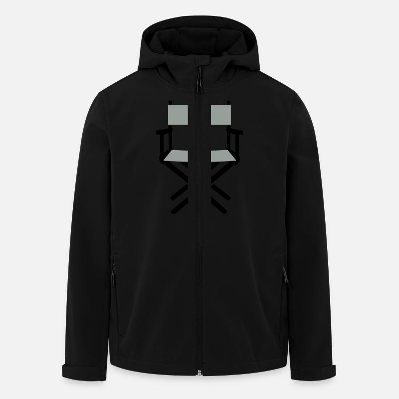 Stuhl - Recycelte Männer Softshell-Jacke von Stanley/Stella - Schwarz
