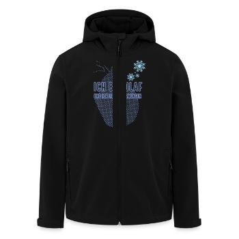 Ich bin Olaf und ich liebe Umarmungen T-Shirt - Recycelte Männer Softshell-Jacke von Stanley/Stella - Schwarz - Vorne - AI Model Male 185 light (185cm)