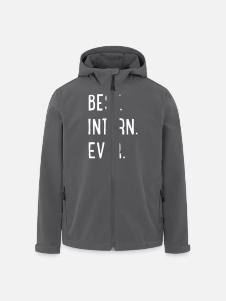 best intern - Men’s Recycled Softshell Jacket by Stanley/Stella - black