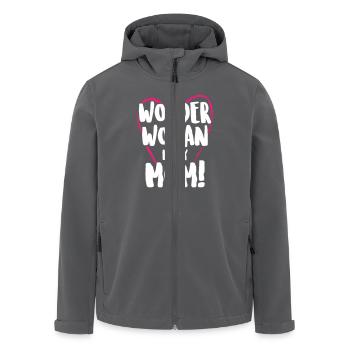 Ma mère est ma mère - Veste softshell homme en polyester recyclé Stanley/Stella - noir - Devant - AI Model Male 185 light (185cm)