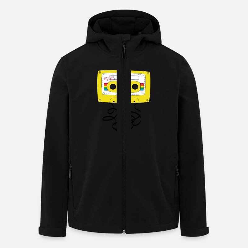 Kassette & Stift - Veste softshell homme en polyester recyclé Stanley/Stella - noir