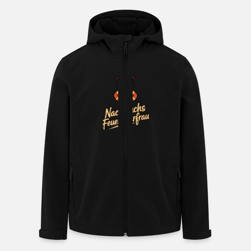 Future Firefighter – Young Style - Men’s Recycled Softshell Jacket by Stanley/Stella - black