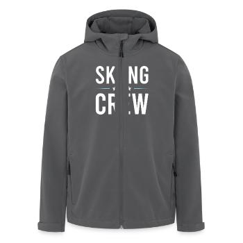Équipe de ski - Veste softshell homme en polyester recyclé Stanley/Stella - noir - Devant - AI Model Male 185 light (185cm)