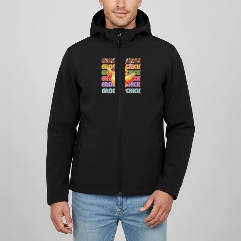 Easter Easter Bunny Easter Eve Easter Sunday Easter Egg Spring Men’s Recycled Softshell Jacket Discoverer by Stanley/Stella