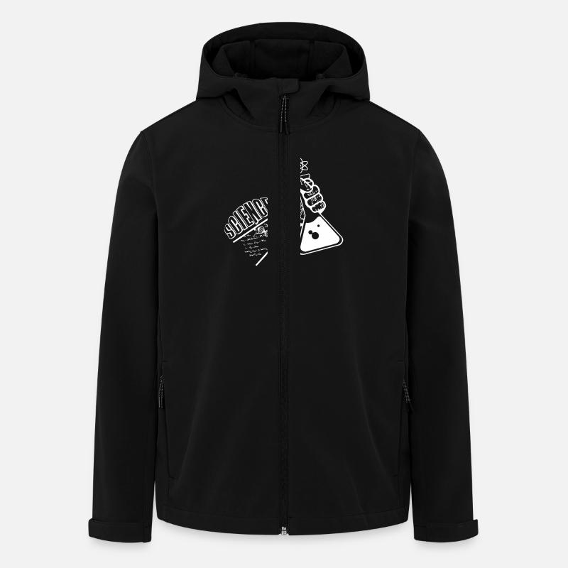 Be Strong Science - Men’s Recycled Softshell Jacket by Stanley/Stella - black