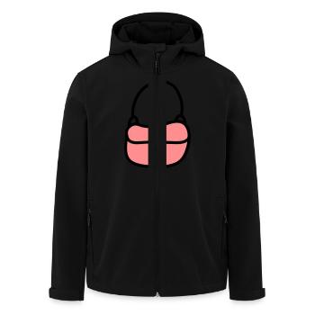 Sac à main - Veste softshell homme en polyester recyclé Stanley/Stella - noir - Devant - AI Model Male 185 light (185cm)