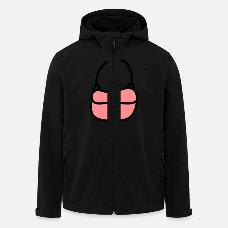 Handtasche - Recycelte Männer Softshell-Jacke von Stanley/Stella - Schwarz