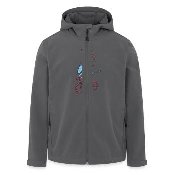 Bicycle Fairy tale - Recycelte Männer Softshell-Jacke von Stanley/Stella - Schwarz - Vorne - AI Model Male 185 light (185cm)