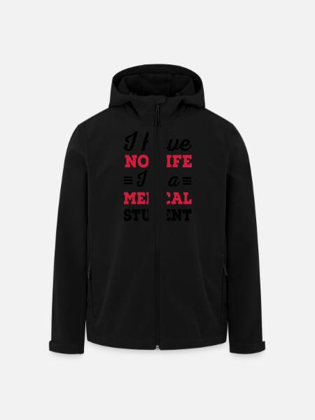 Medizinstudent - Men’s Recycled Softshell Jacket by Stanley/Stella - black