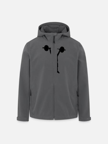lifting1 - Recycelte Männer Softshell-Jacke von Stanley/Stella - Schwarz