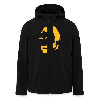 Vincent Van Gogh Beard - Recycelte Männer Softshell-Jacke von Stanley/Stella - Schwarz - Vorne - AI Model Male 185 light (185cm)