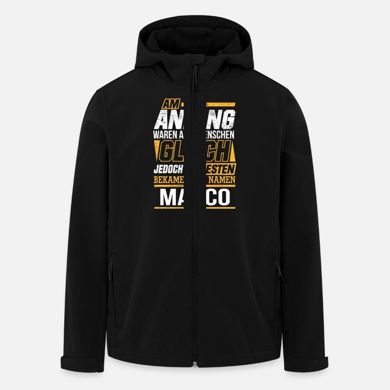MARCO - Die Besten - Recycelte Männer Softshell-Jacke von Stanley/Stella - Schwarz