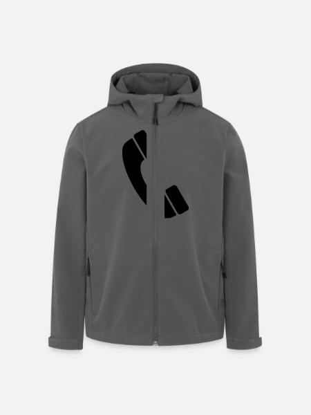hörer - Recycelte Männer Softshell-Jacke von Stanley/Stella - Schwarz