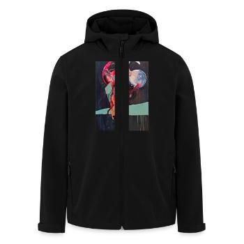 Bull Series - Recycelte Männer Softshell-Jacke von Stanley/Stella - Schwarz - Vorne - AI Model Male 185 light (185cm)