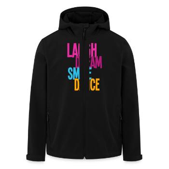 Rire Rêve Sourire Danse - Danse Shirts - Veste softshell homme en polyester recyclé Stanley/Stella - noir - Devant - AI Model Male 185 light (185cm)