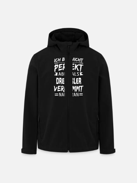 DRECHSLER - Recycelte Männer Softshell-Jacke von Stanley/Stella - Schwarz