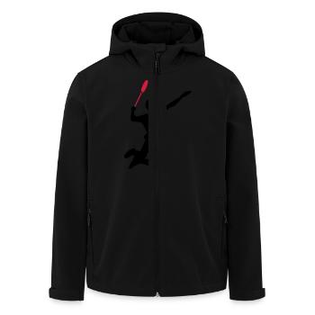 badminton - Veste softshell homme en polyester recyclé Stanley/Stella - noir - Devant - AI Model Male 185 light (185cm)