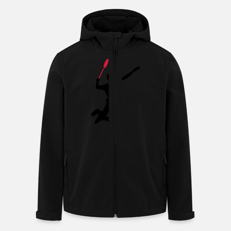 badminton - Recycelte Männer Softshell-Jacke von Stanley/Stella - Schwarz
