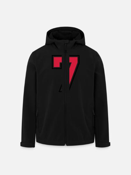 7__f2 - Recycelte Männer Softshell-Jacke von Stanley/Stella - Schwarz