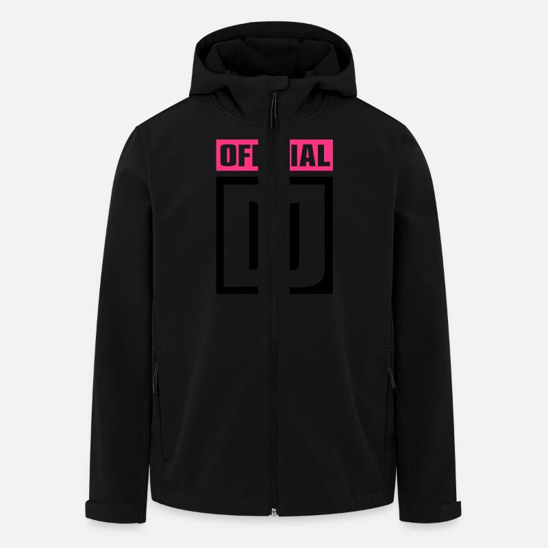 Official DJ - Recycelte Männer Softshell-Jacke von Stanley/Stella - Schwarz