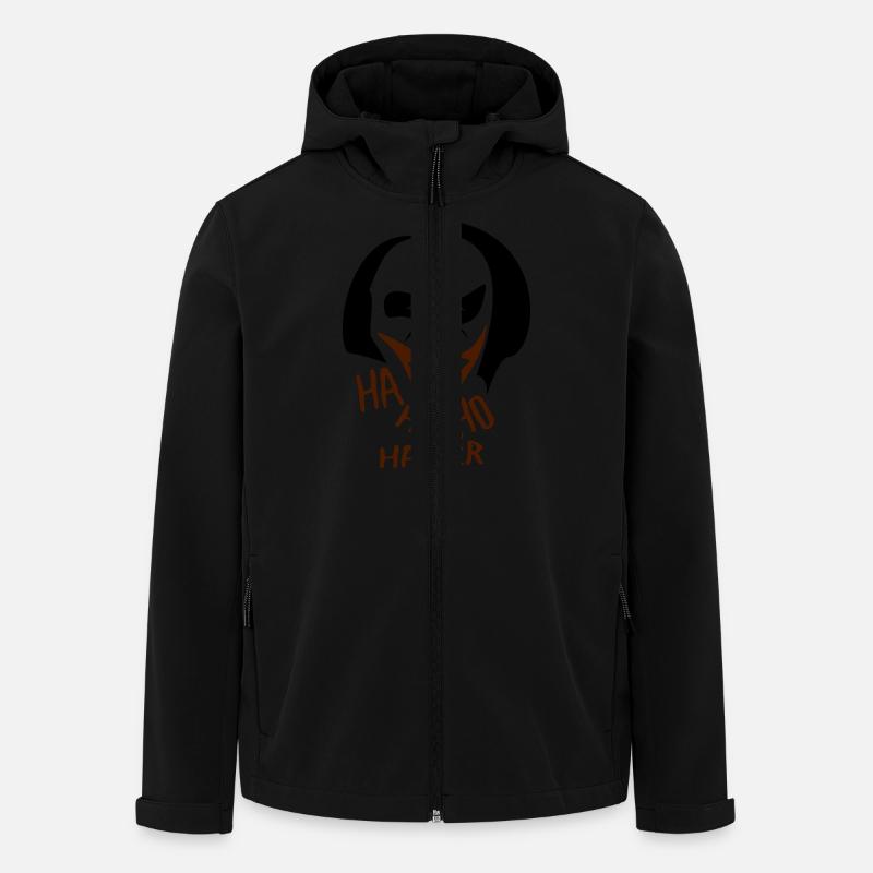 Joker - Lache - Recycelte Männer Softshell-Jacke von Stanley/Stella - Schwarz