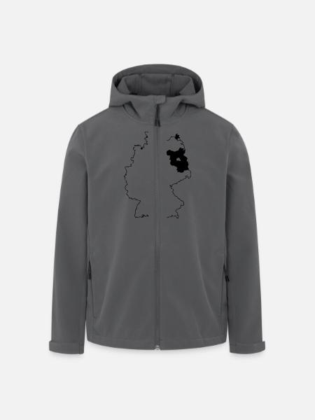 brandenburg - Recycelte Männer Softshell-Jacke von Stanley/Stella - Schwarz