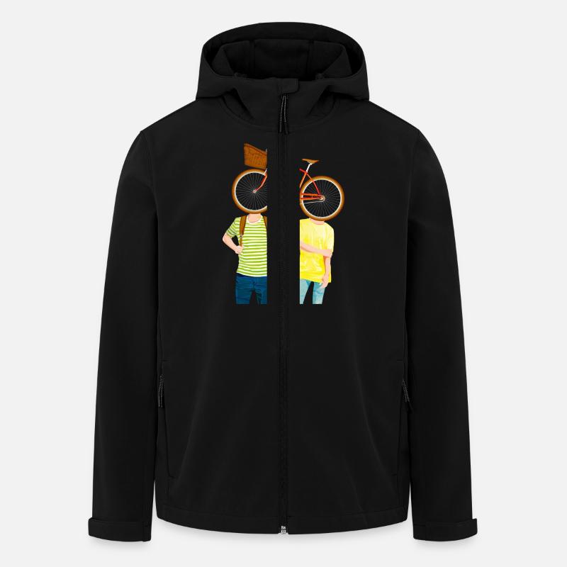 2ride - Recycelte Männer Softshell-Jacke von Stanley/Stella - Schwarz