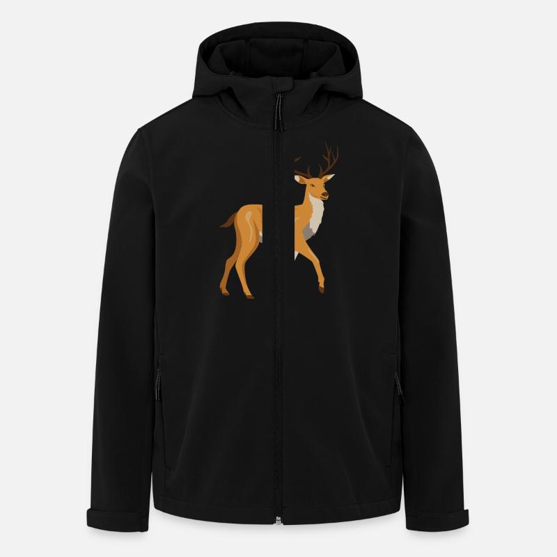 Wild - Men’s Recycled Softshell Jacket by Stanley/Stella - black