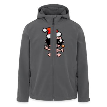 Baby Cool Weihnachten - Recycelte Männer Softshell-Jacke von Stanley/Stella - Schwarz - Vorne - AI Model Male 185 light (185cm)