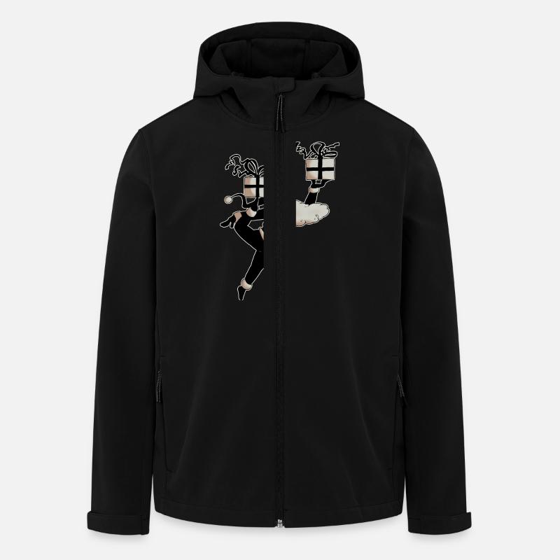 Santa Dancer (v2) - Men’s Recycled Softshell Jacket by Stanley/Stella - black