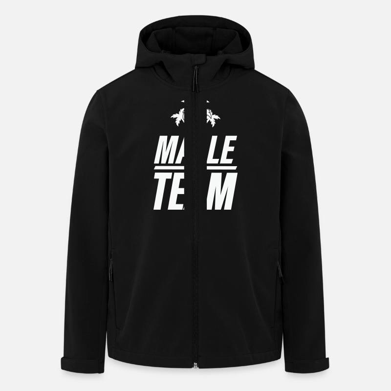 Malle Team - Men’s Recycled Softshell Jacket by Stanley/Stella - black