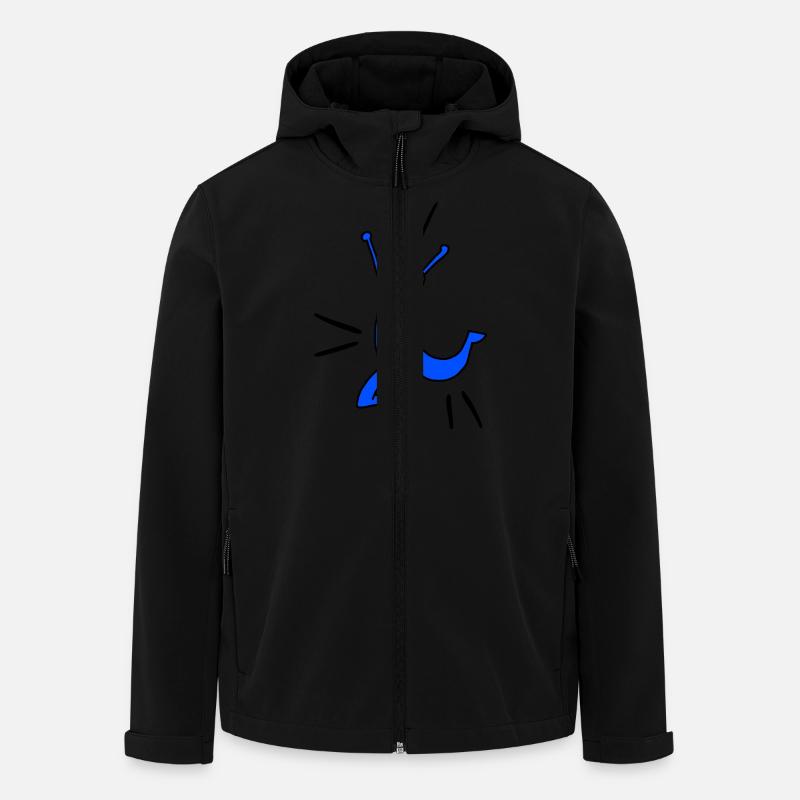 Blue joy - Men’s Recycled Softshell Jacket by Stanley/Stella - black