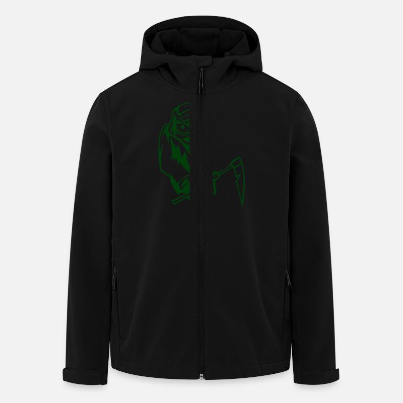 The Grim Reaper - Men’s Recycled Softshell Jacket by Stanley/Stella - black