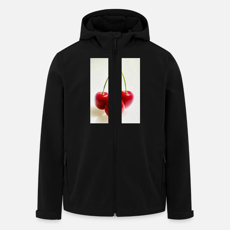 Cherry - Men’s Recycled Softshell Jacket by Stanley/Stella - black