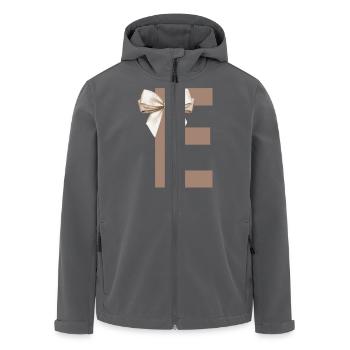 Buchstabe E Knoten - Recycelte Männer Softshell-Jacke von Stanley/Stella - Anthrazit - Vorne - AI Model Male 185 light (185cm)