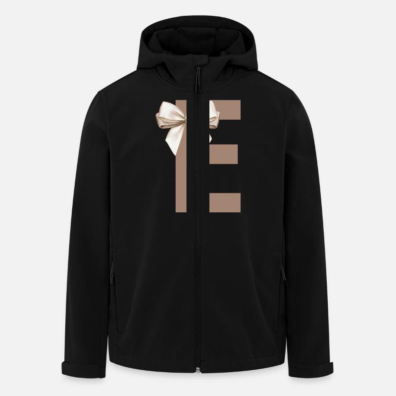 Buchstabe E Knoten - Recycelte Männer Softshell-Jacke von Stanley/Stella - Schwarz